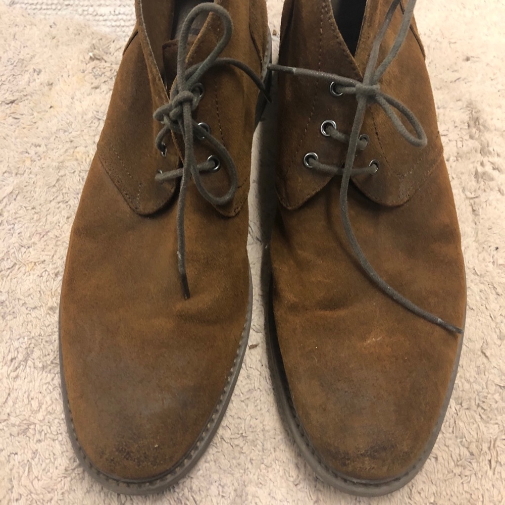 1901 (Nordstrom) Brown Suede Chukka Boots